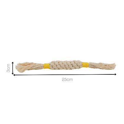 Rainbow Candy Macrame Rope Pet Toy alternate image