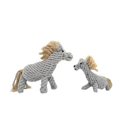 Serene the Gray Horse Rope Toy alternate image