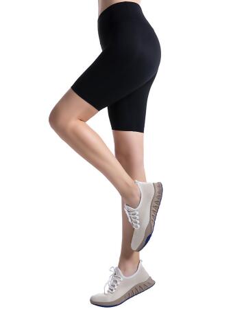 High Elastic Waist 10/11 Compression Yoga Shorts 