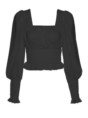 Victorian Renaissance Boho Peasant Long Sleeve Gothic Lolita Tops Blouse 