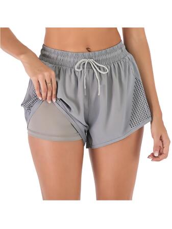 Double Layer Running Shorts with Ventilation Cutouts alternate image