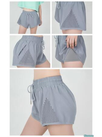 Double Layer Running Shorts with Ventilation Cutouts alternate image