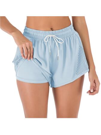 Double Layer Running Shorts with Ventilation Cutouts alternate image