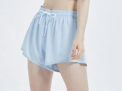 Double Layer Running Shorts with Ventilation Cutouts alternate image