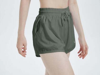 Double Layer Running Shorts with Ventilation Cutouts alternate image