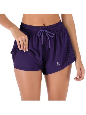 Double Layer Running Shorts with Ventilation Cutouts alternate image