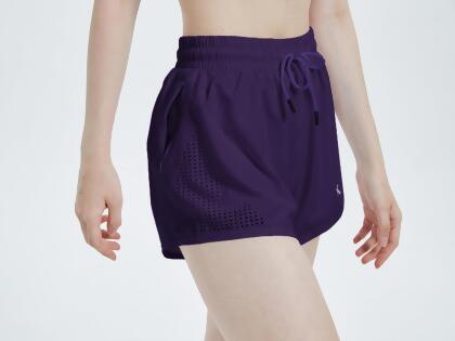 Double Layer Running Shorts with Ventilation Cutouts alternate image