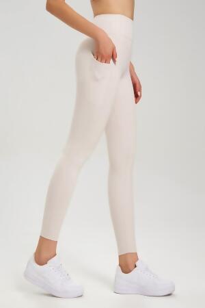 Soft Buttery High Rise Leggings with Slim Pockets alternate image