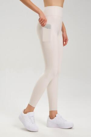 Soft Buttery High Rise Leggings with Slim Pockets alternate image