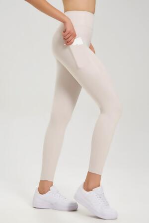 Soft Buttery High Rise Leggings with Slim Pockets alternate image