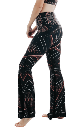 Humble Warrior Printed Bell Bottoms 