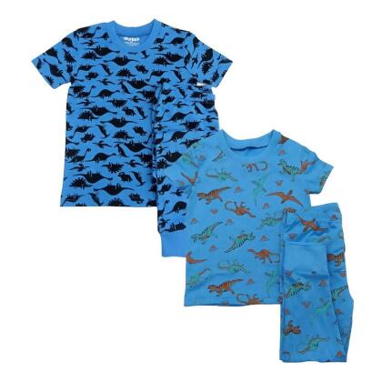 Blue Dinosaurs/Dark Dinosaurs 2 Pack Shortsleeve Pajamas 