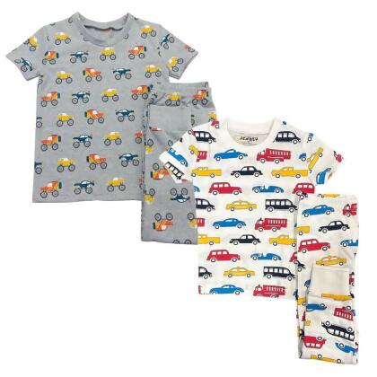 Trucks/Cars 2 Pack Shortsleeve Pajamas 