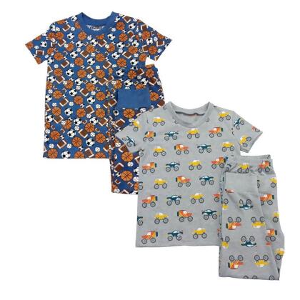 Trucks/Sports 2 Pack Shortsleeve Pajamas 