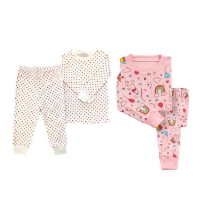 Pink Rainbows/Red Hearts 2 Pack Kids Pajamas 