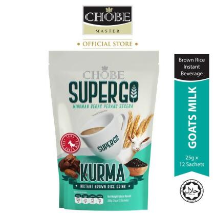CHOBE SUPERGO Instant Brown Rice Drinks - Kurma (25g x 12's) 