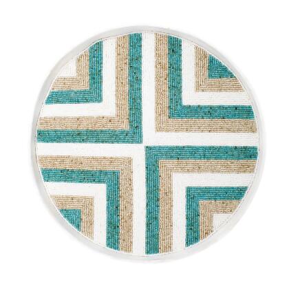 Riviera Tray Set (of 3) - Aqua/Natural/White alternate image
