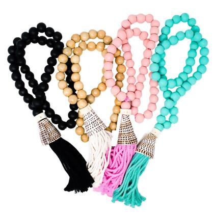 EXUMA WOODEN BEAD LOOP alternate image