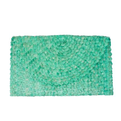 LIZZIE GRASS CLUTCH - TURQUOISE alternate image
