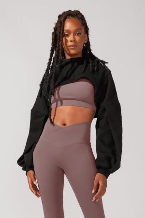 Mockneck Shruggie - Black 