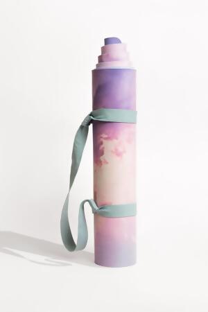 Vegan Suede Yoga Mat - Heart in the Clouds alternate image