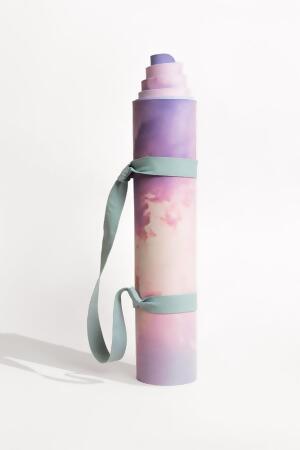 Vegan Suede Yoga Mat - Heart in the Clouds alternate image