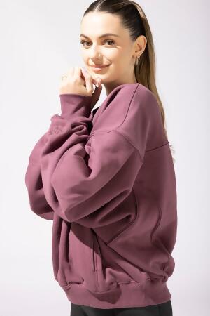 Brunch Sweater - Merlot alternate image
