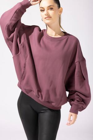 Brunch Sweater - Merlot alternate image