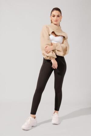 Mockneck Shruggie - Taupe alternate image