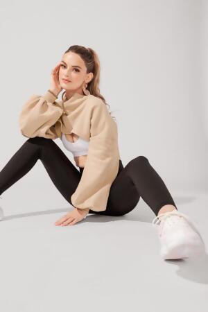 Mockneck Shruggie - Taupe alternate image