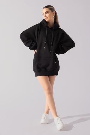 Long Cloud Hoodie - Black alternate image