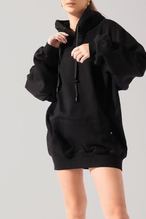 Long Cloud Hoodie - Black alternate image