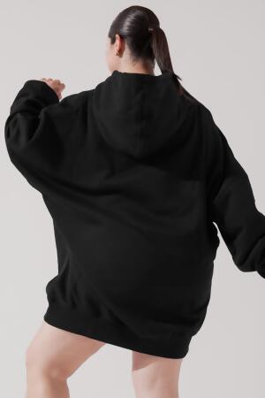 Long Cloud Hoodie - Black alternate image