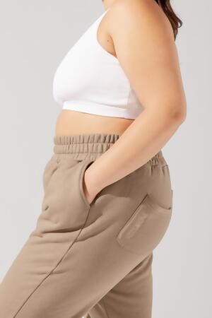 Cloud Rollover Sweatpant - Milk Tea alternate image