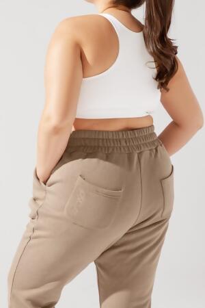 Cloud Rollover Sweatpant - Milk Tea alternate image