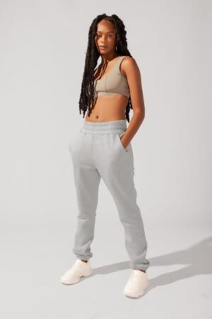 Cloud Rollover Sweatpant - Heather Grey alternate image