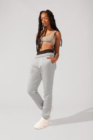 Cloud Rollover Sweatpant - Heather Grey alternate image