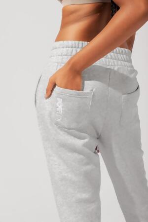 Cloud Rollover Sweatpant - Heather Grey alternate image