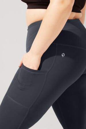 Supersculpt™ Leggings with Pockets - Smoky Grey alternate image