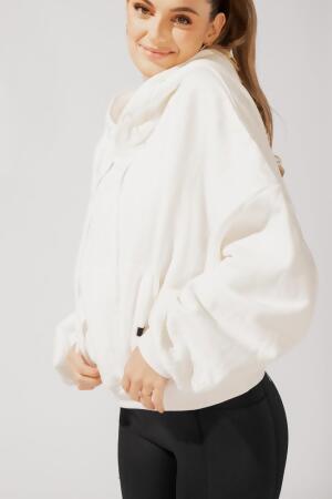 Pullover Cloud Hoodie - White alternate image