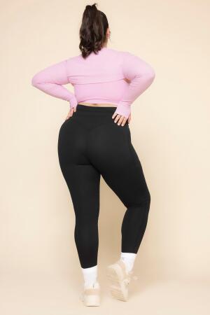 Cargo Legging with Pockets - Black alternate image