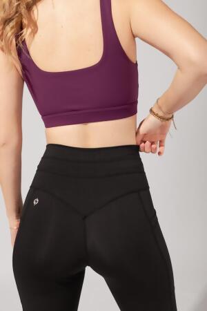 Cargo Legging with Pockets - Black alternate image
