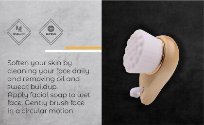 Facial Brush with Bamboo Handle alternate image