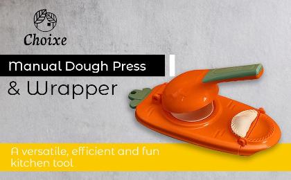 2-in-1 Manual Dough Press. Dumpling Empanada Pastries Maker alternate image