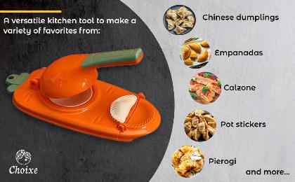 2-in-1 Manual Dough Press. Dumpling Empanada Pastries Maker alternate image