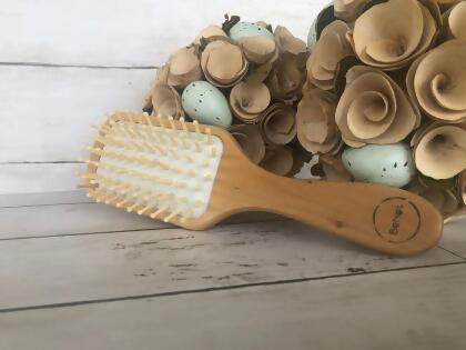 Natural Wooden Detangling Hair Brush alternate image