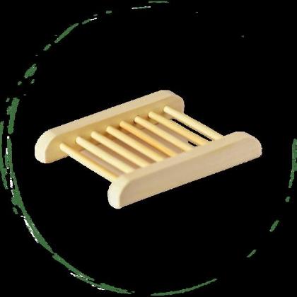 Natural Bamboo Soap Bar Dish alternate image