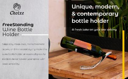 FreeStanding Wine Bottle Holder alternate image