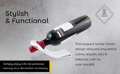 FreeStanding Wine Bottle Holder alternate image