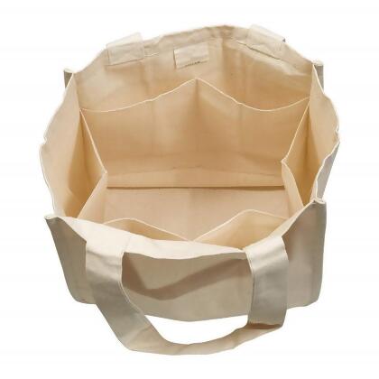 Reusable Tote Mesh Bag w/6 Internal Sleeves. alternate image